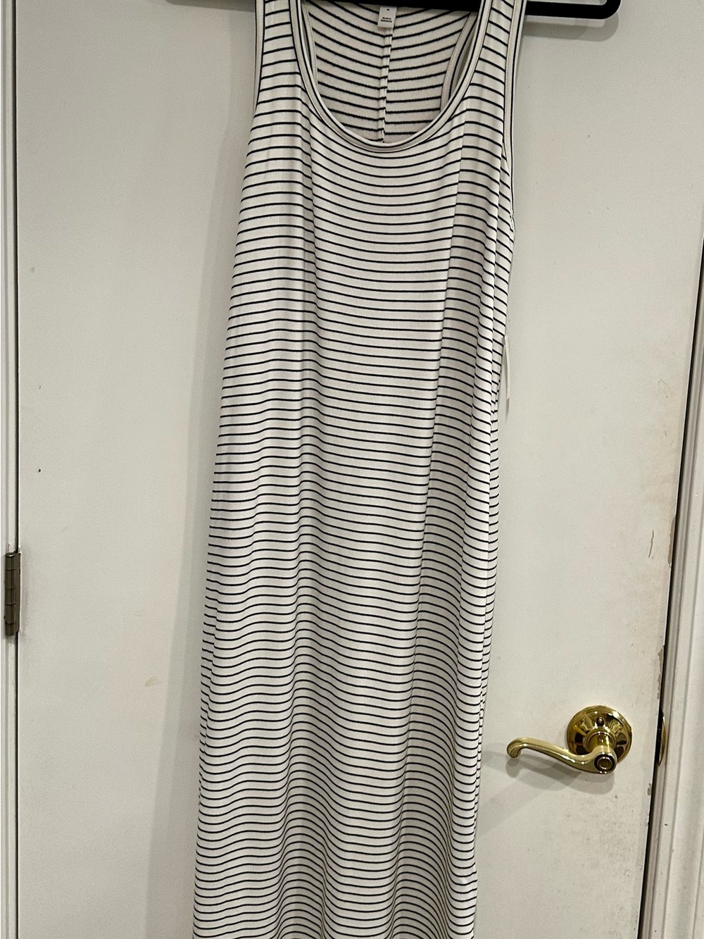 NWT Daily Ritual by Amazon, Striped Tank Maxi Dress - White & Black, size M